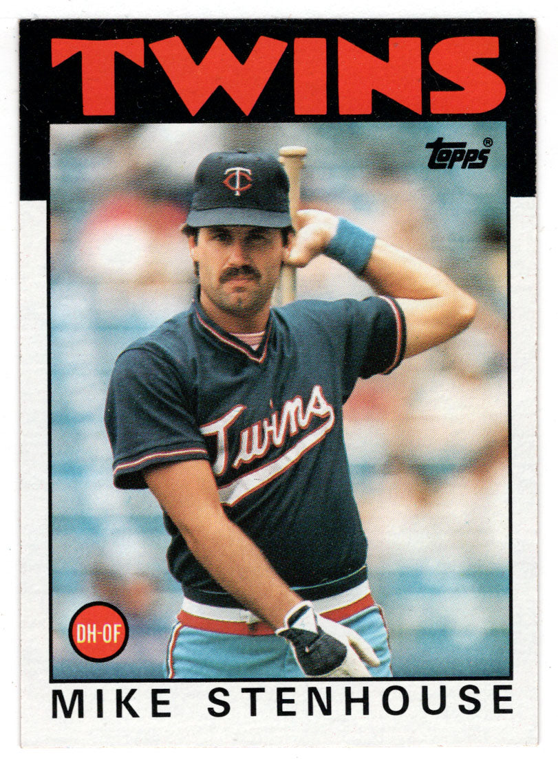 Mike Stenhouse - Minnesota Twins (MLB Baseball Card) 1986 Topps # 17 Mint