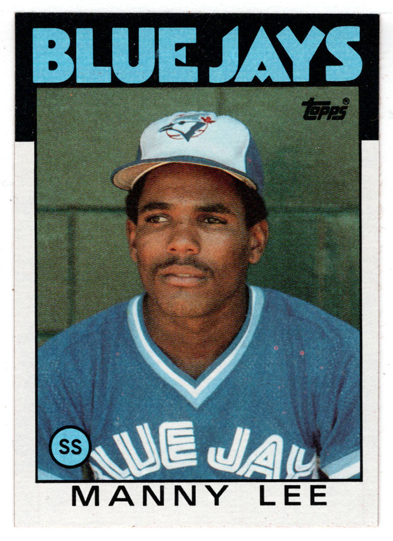 Manuel Lee RC - Toronto Blue Jays (MLB Baseball Card) 1986 Topps # 23 Mint