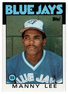 Manuel Lee RC - Toronto Blue Jays (MLB Baseball Card) 1986 Topps # 23 Mint