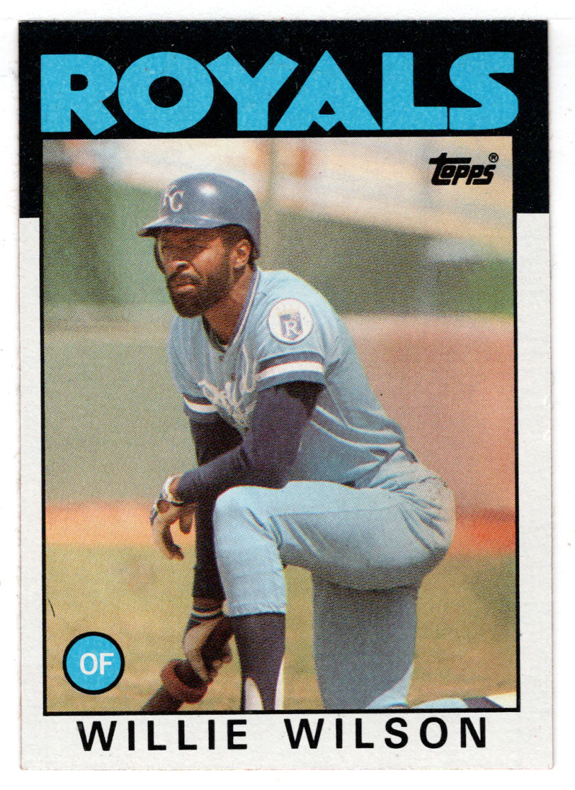 Willie Wilson - Kansas City Royals (MLB Baseball Card) 1986 Topps # 25 Mint
