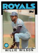 Willie Wilson - Kansas City Royals (MLB Baseball Card) 1986 Topps # 25 Mint