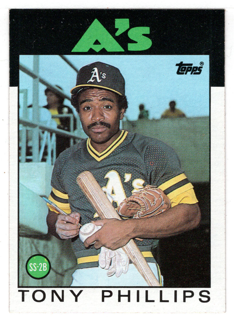 Tony Phillips - Oakland Athletics (MLB Baseball Card) 1986 Topps # 29 Mint