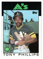Tony Phillips - Oakland Athletics (MLB Baseball Card) 1986 Topps # 29 Mint