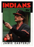 Jamie Easterly - Cleveland Indians (MLB Baseball Card) 1986 Topps # 31 Mint