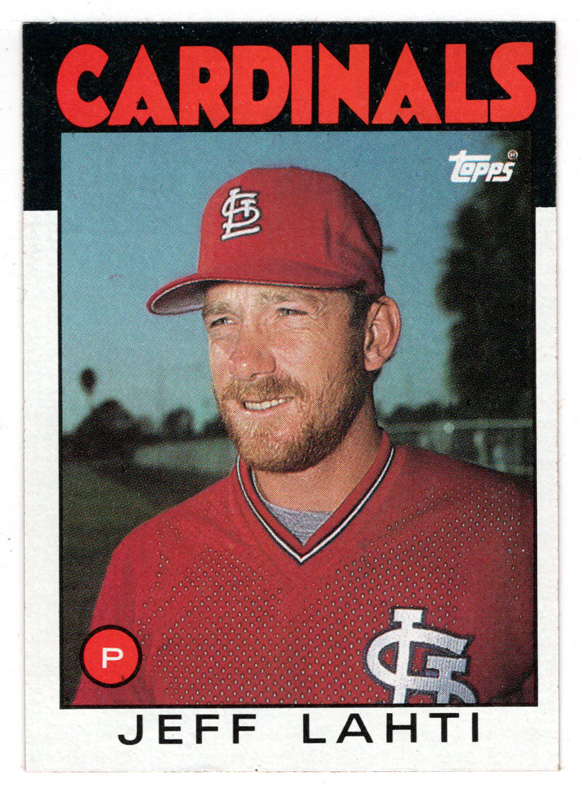 Jeff Lahti - St. Louis Cardinals (MLB Baseball Card) 1986 Topps # 33 Mint