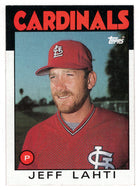 Jeff Lahti - St. Louis Cardinals (MLB Baseball Card) 1986 Topps # 33 Mint