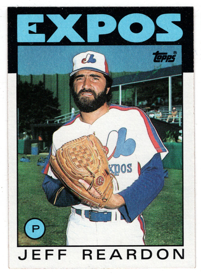 Jeff Reardon - Montreal Expos (MLB Baseball Card) 1986 Topps # 35 Mint