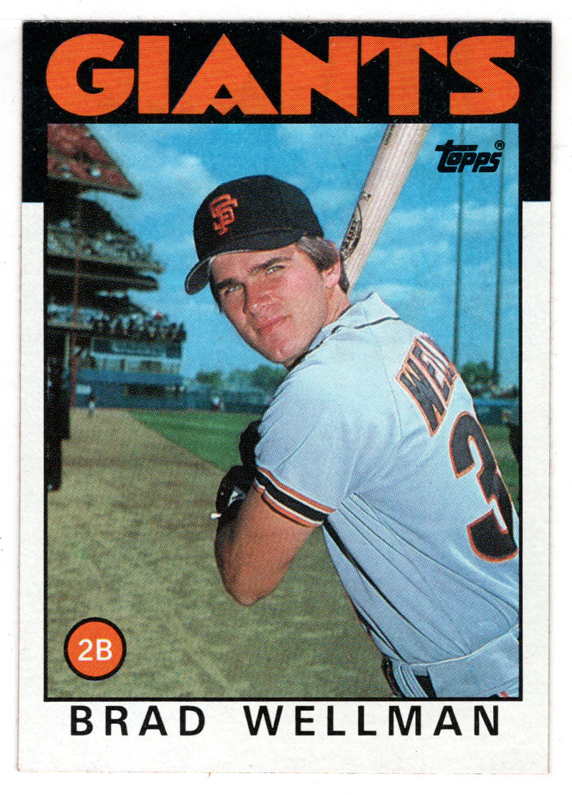 Brad Wellman - San Francisco Giants (MLB Baseball Card) 1986 Topps # 41 Mint