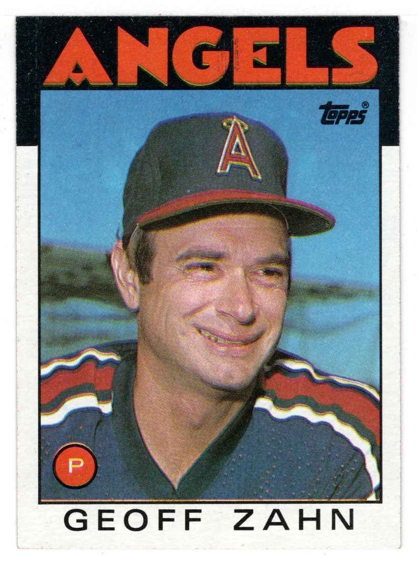 Geoff Zahn - California Angels (MLB Baseball Card) 1986 Topps # 42 Mint