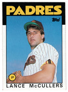 Lance McCullers RC - San Diego Padres (MLB Baseball Card) 1986 Topps # 44 Mint