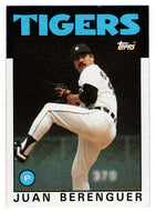 Juan Berenguer - Detroit Tigers (MLB Baseball Card) 1986 Topps # 47 Mint