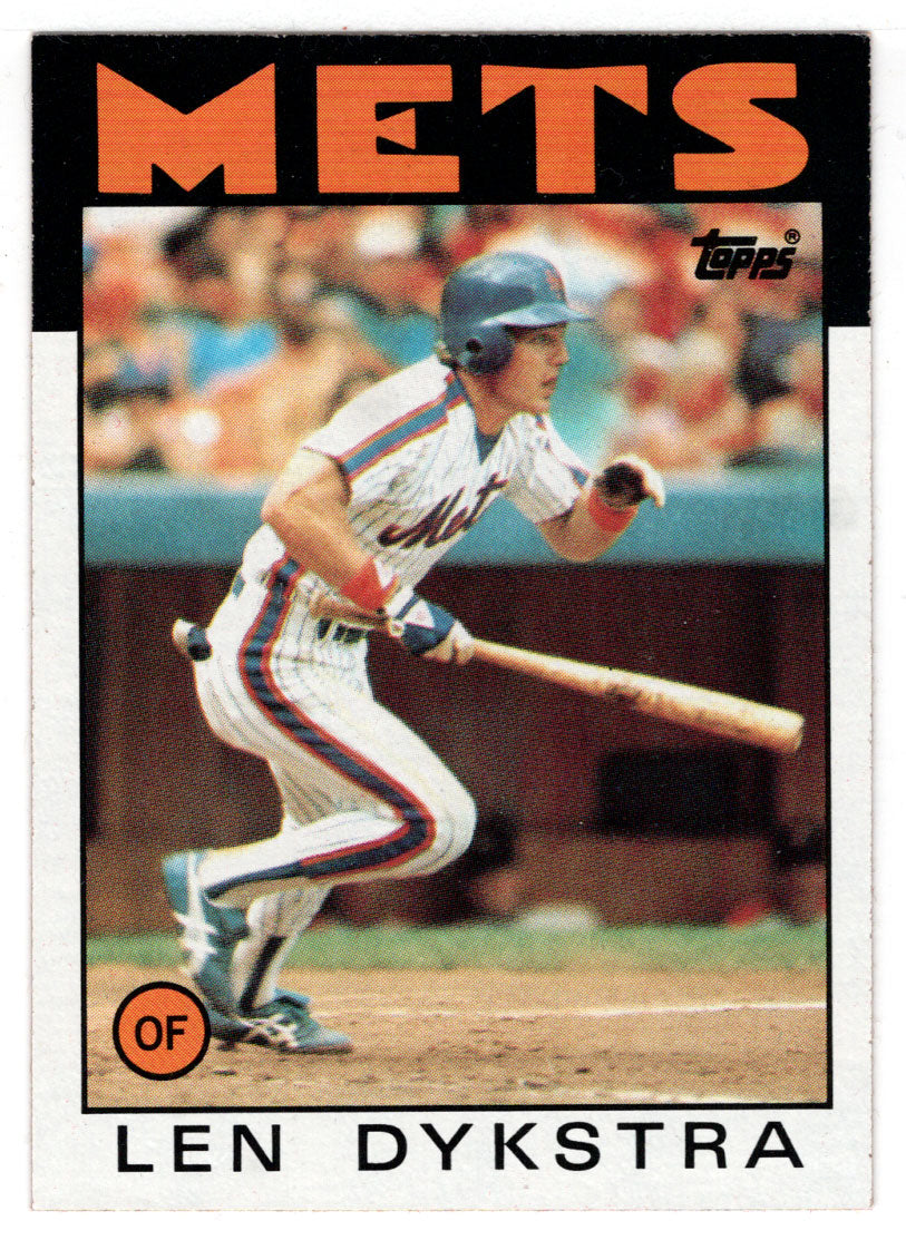 Len Dykstra RC - New York Mets (MLB Baseball Card) 1986 Topps # 53 Mint