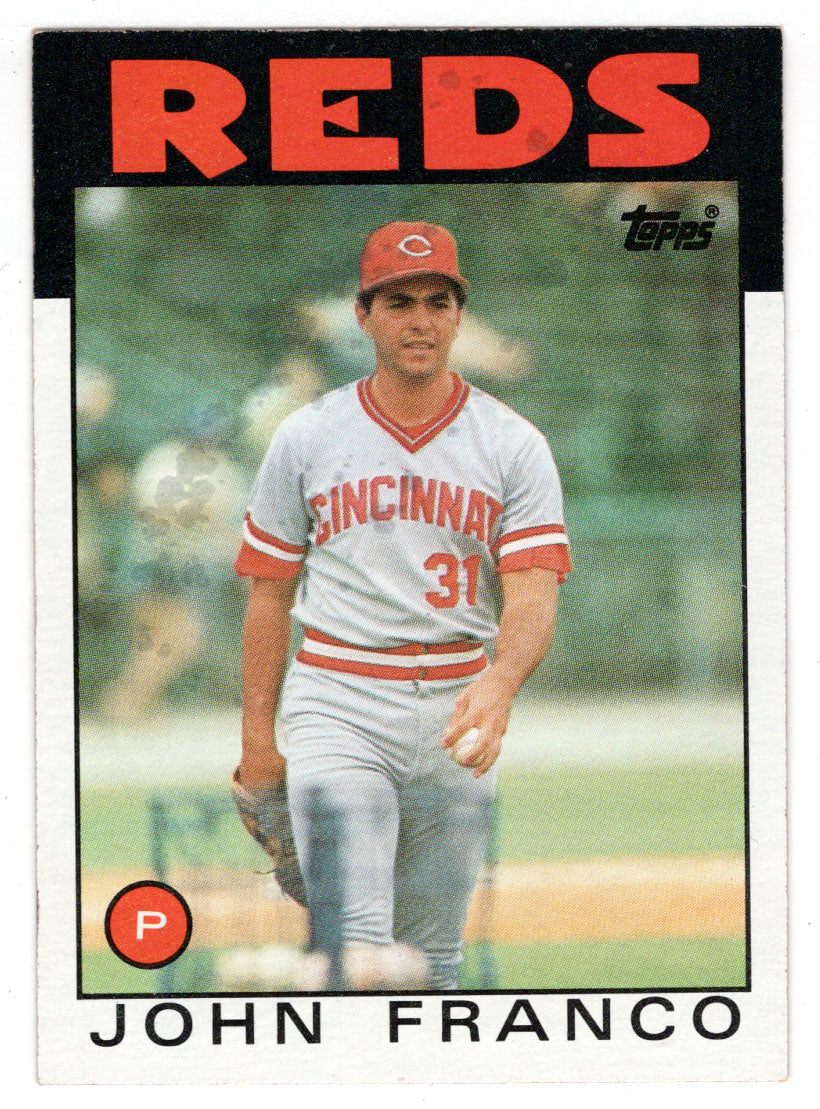 John Franco - Cincinnati Reds (MLB Baseball Card) 1986 Topps # 54 Mint