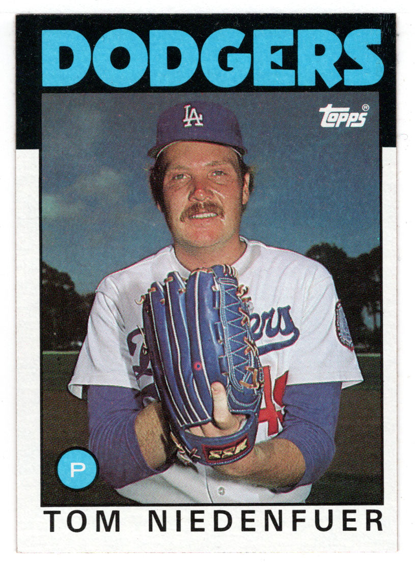Tom Niedenfuer - Los Angeles Dodgers (MLB Baseball Card) 1986 Topps # 56 Mint