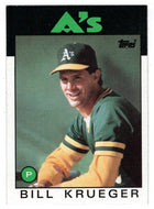 Bill Krueger - Oakland Athletics (MLB Baseball Card) 1986 Topps # 58 Mint