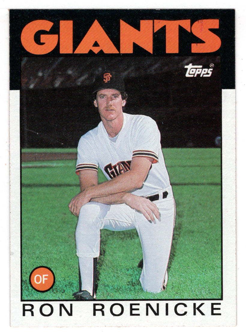 Ron Roenicke - San Francisco Giants (MLB Baseball Card) 1986 Topps # 63 Mint