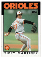 Tippy Martinez - Baltimore Orioles (MLB Baseball Card) 1986 Topps # 82 Mint