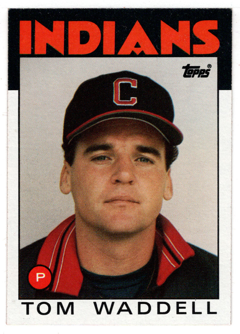 Tom Waddell - Cleveland Indians (MLB Baseball Card) 1986 Topps # 86 Mint