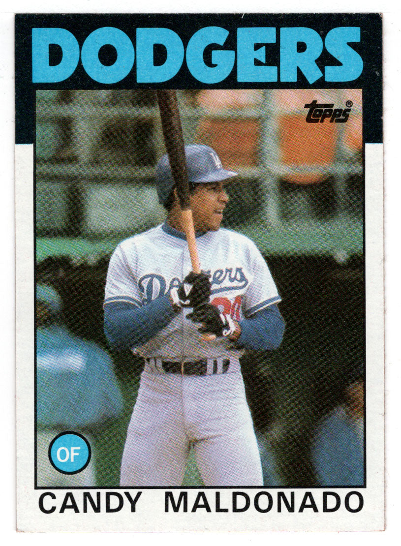 Candy Maldonado - Los Angeles Dodgers (MLB Baseball Card) 1986 Topps # 87 Mint