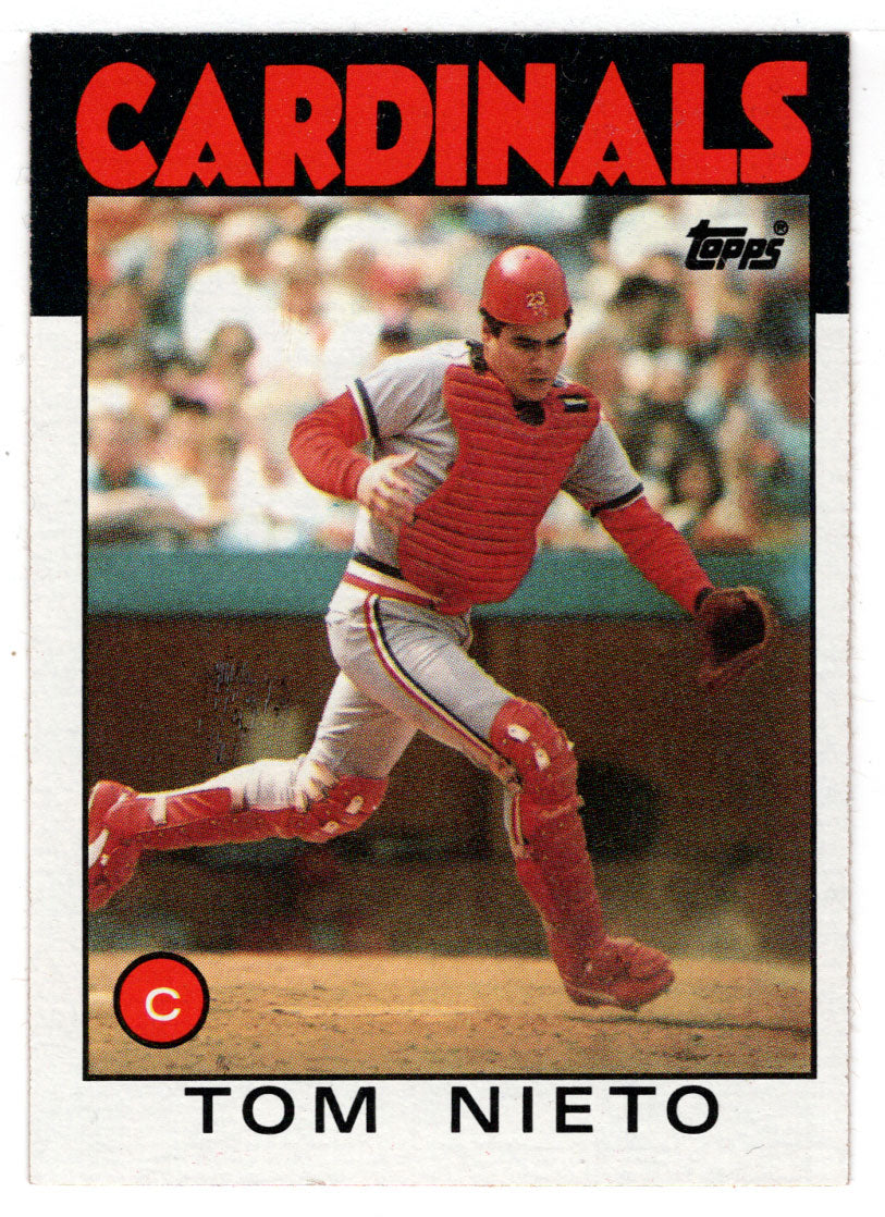 Tom Nieto - St. Louis Cardinals (MLB Baseball Card) 1986 Topps # 88 Mint