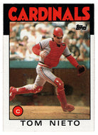 Tom Nieto - St. Louis Cardinals (MLB Baseball Card) 1986 Topps # 88 Mint