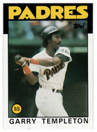 Garry Templeton - San Diego Padres (MLB Baseball Card) 1986 Topps # 90 Mint
