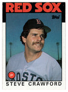 Steve Crawford - Boston Red Sox (MLB Baseball Card) 1986 Topps # 91 Mint