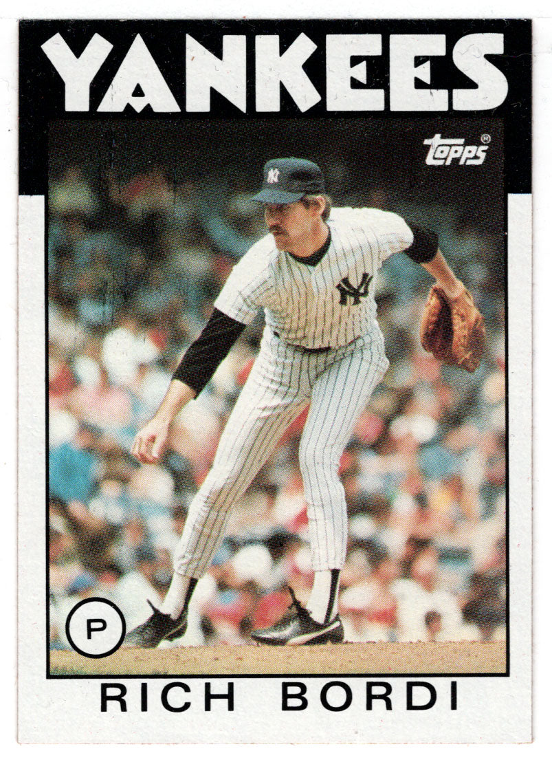 Rich Bordi - New York Yankees (MLB Baseball Card) 1986 Topps # 94 Mint