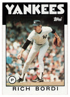 Rich Bordi - New York Yankees (MLB Baseball Card) 1986 Topps # 94 Mint