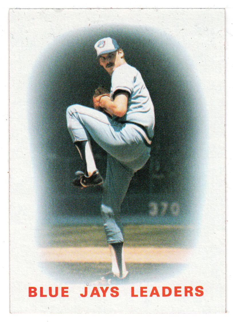 Jim Clancy - Toronto Blue Jays - Team Leaders (MLB Baseball Card) 1986 Topps # 96 Mint