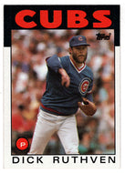 Dick Ruthven - Chicago Cubs (MLB Baseball Card) 1986 Topps # 98 Mint