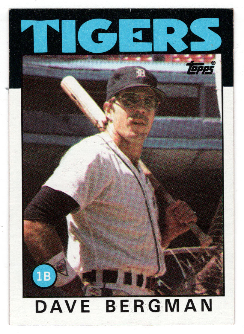 Dave Bergman - Detroit Tigers (MLB Baseball Card) 1986 Topps # 101 Mint