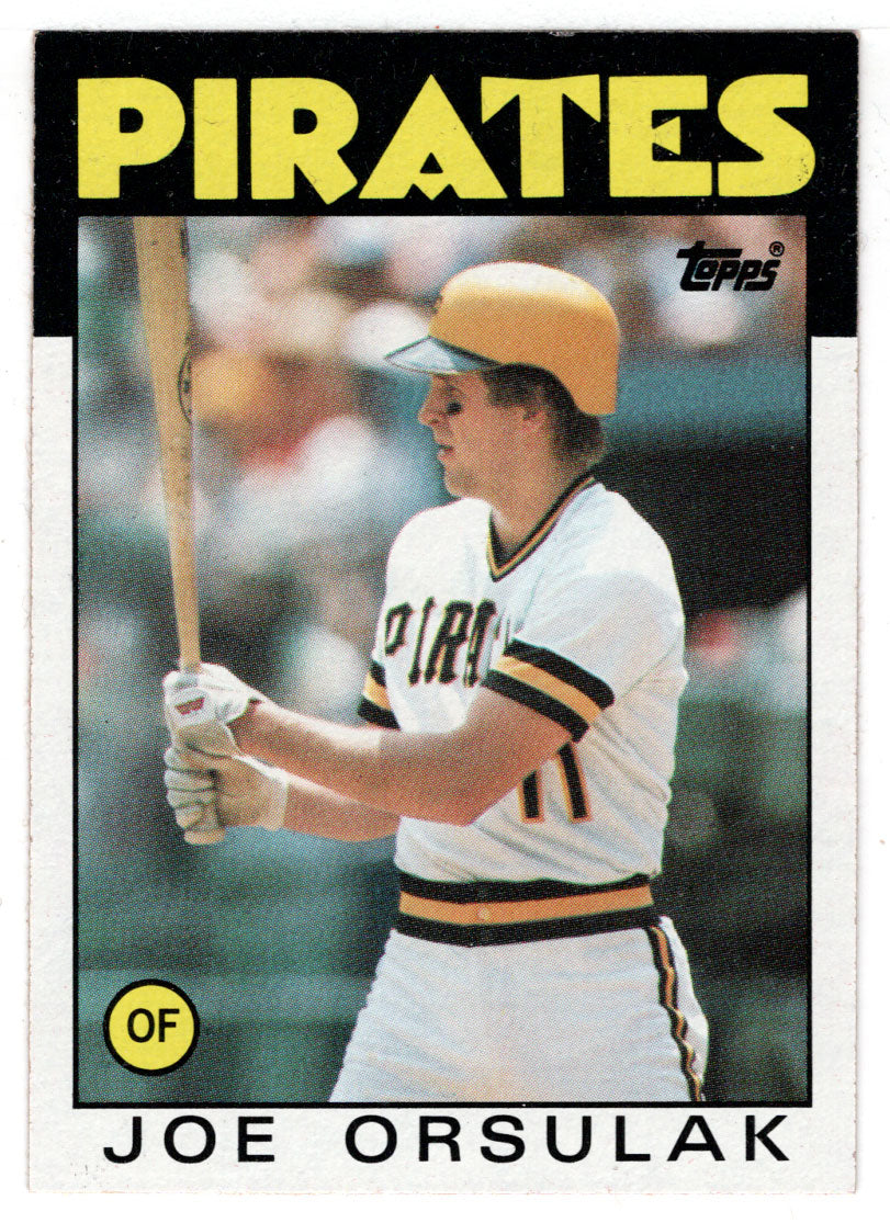 Joe Orsulak RC - Pittsburgh Pirates (MLB Baseball Card) 1986 Topps # 102 Mint