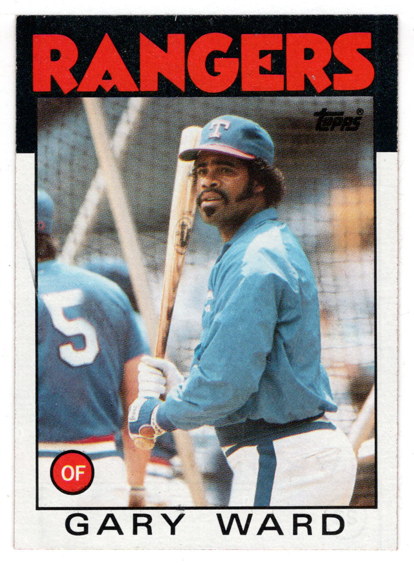 Gary Ward - Texas Rangers (MLB Baseball Card) 1986 Topps # 105 Mint