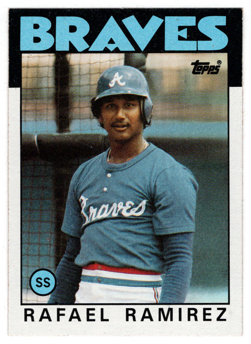 Rafael Ramirez - Atlanta Braves (MLB Baseball Card) 1986 Topps # 107 Mint