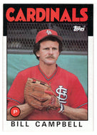 Bill Campbell - St. Louis Cardinals (MLB Baseball Card) 1986 Topps # 112 Mint