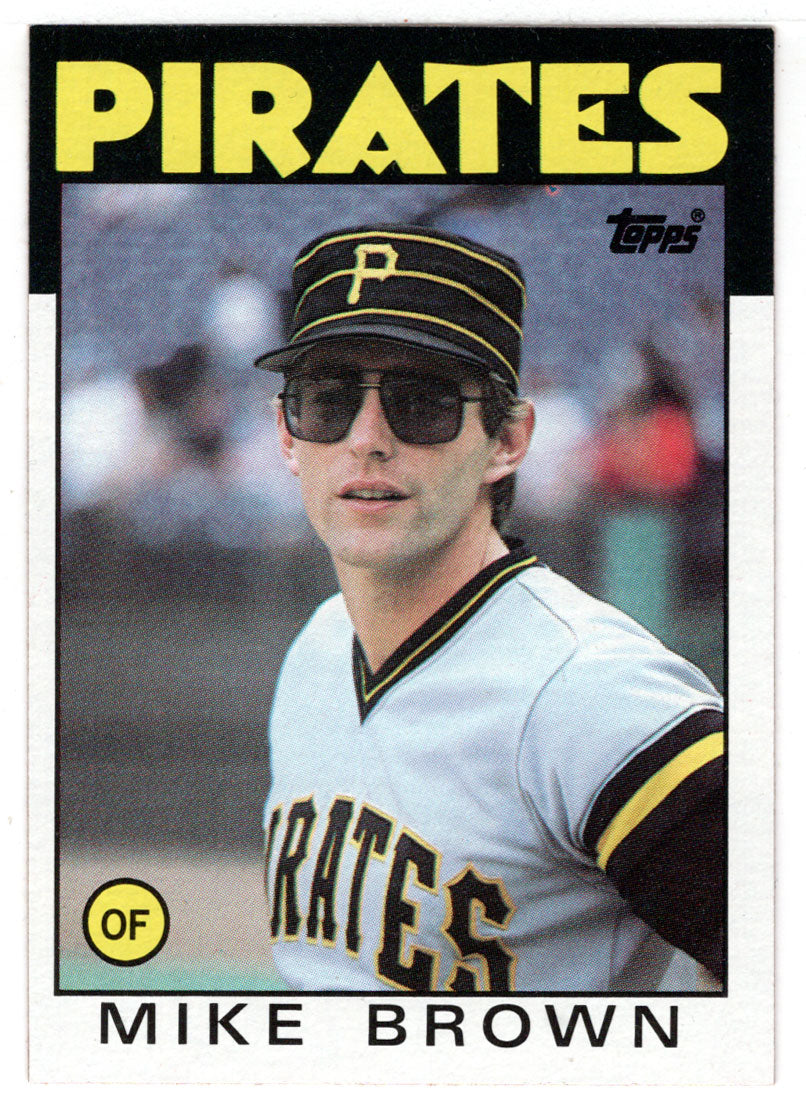 Mike C. Brown - Pittsburgh Pirates (MLB Baseball Card) 1986 Topps # 114 Mint