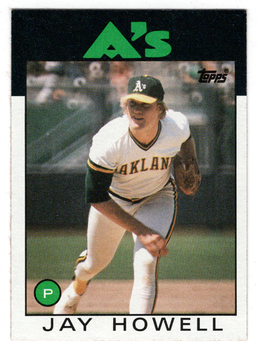 Jay Howell - Oakland Athletics (MLB Baseball Card) 1986 Topps # 115 Mint
