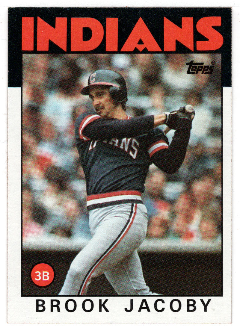 Brook Jacoby - Cleveland Indians (MLB Baseball Card) 1986 Topps # 116 Mint