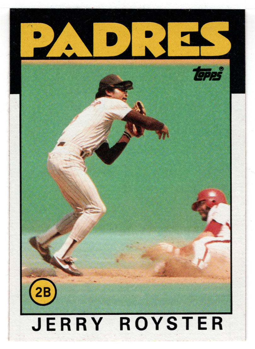 Jerry Royster - San Diego Padres (MLB Baseball Card) 1986 Topps # 118 Mint