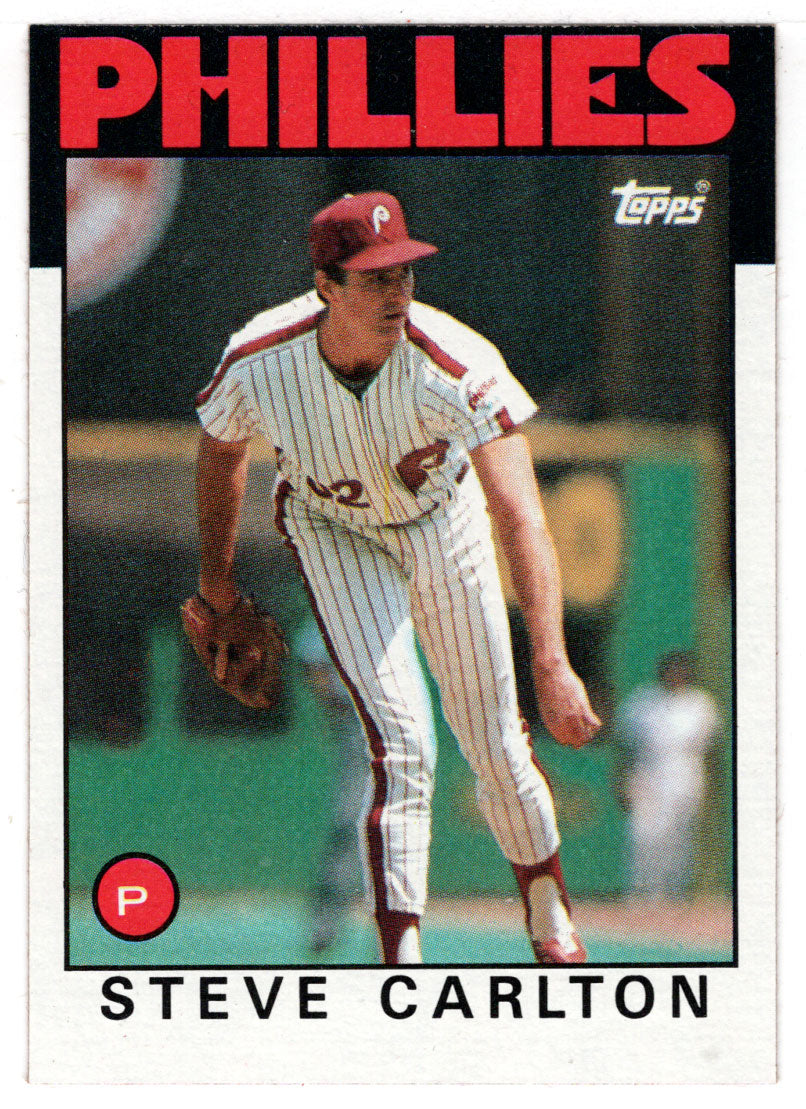 Steve Carlton - Philadelphia Phillies (MLB Baseball Card) 1986 Topps # 120 Mint