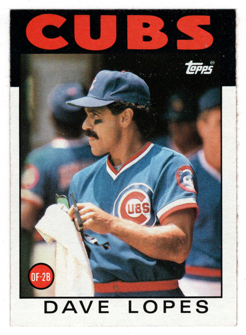 Dave Lopes - Chicago Cubs (MLB Baseball Card) 1986 Topps # 125 Mint