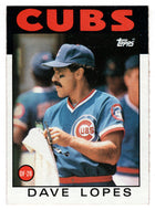 Dave Lopes - Chicago Cubs (MLB Baseball Card) 1986 Topps # 125 Mint