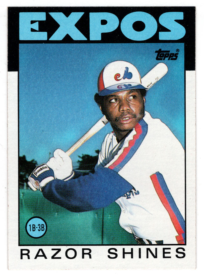 Razor Shines - Montreal Expos (MLB Baseball Card) 1986 Topps # 132 Mint