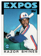 Razor Shines - Montreal Expos (MLB Baseball Card) 1986 Topps # 132 Mint