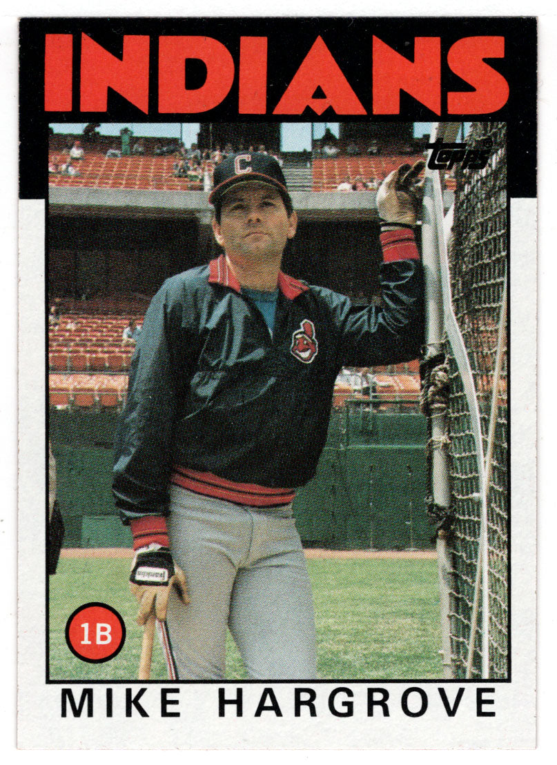 Mike Hargrove - Cleveland Indians (MLB Baseball Card) 1986 Topps # 136 Mint