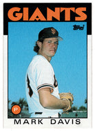 Mark Davis - San Francisco Giants (MLB Baseball Card) 1986 Topps # 138 Mint