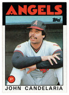 John Candelaria - California Angels (MLB Baseball Card) 1986 Topps # 140 Mint