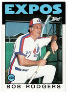 Bob Rodgers - Montreal Expos - Manager (MLB Baseball Card) 1986 Topps # 141 Mint