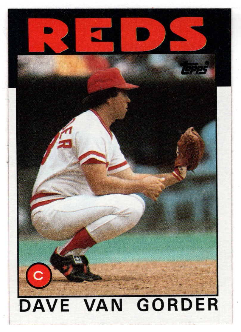 Dave Van Gorder - Cincinnati Reds (MLB Baseball Card) 1986 Topps # 143 Mint